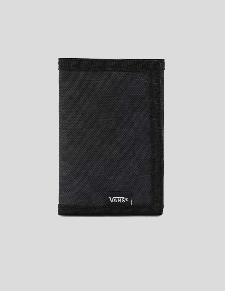 Moneta VANS portafoglio schiaffeggiato nero / carbone